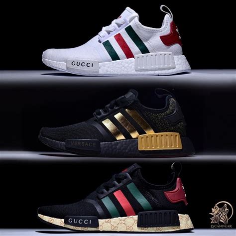 adidas gucci nmd price white|gucci nmd is it real.